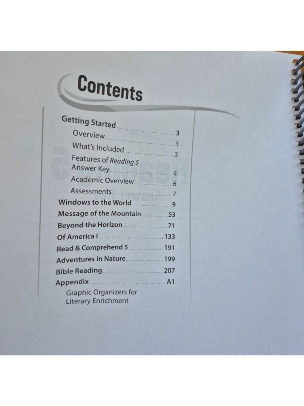 Abeka Reading 5 Answer Key Like New - Picture 2 of 3